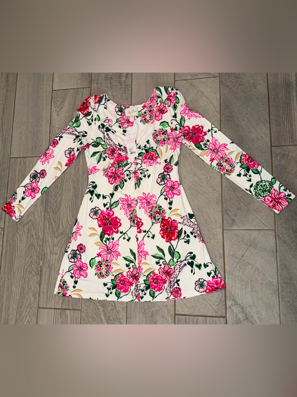 NWT Lilly Pulitzer Anne Skirted Romper Safari Sanctuary M